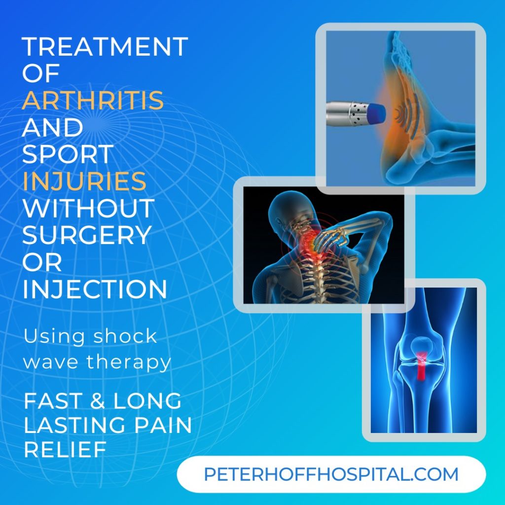 Treatment of arthritis and sport injuries without surgery or injection